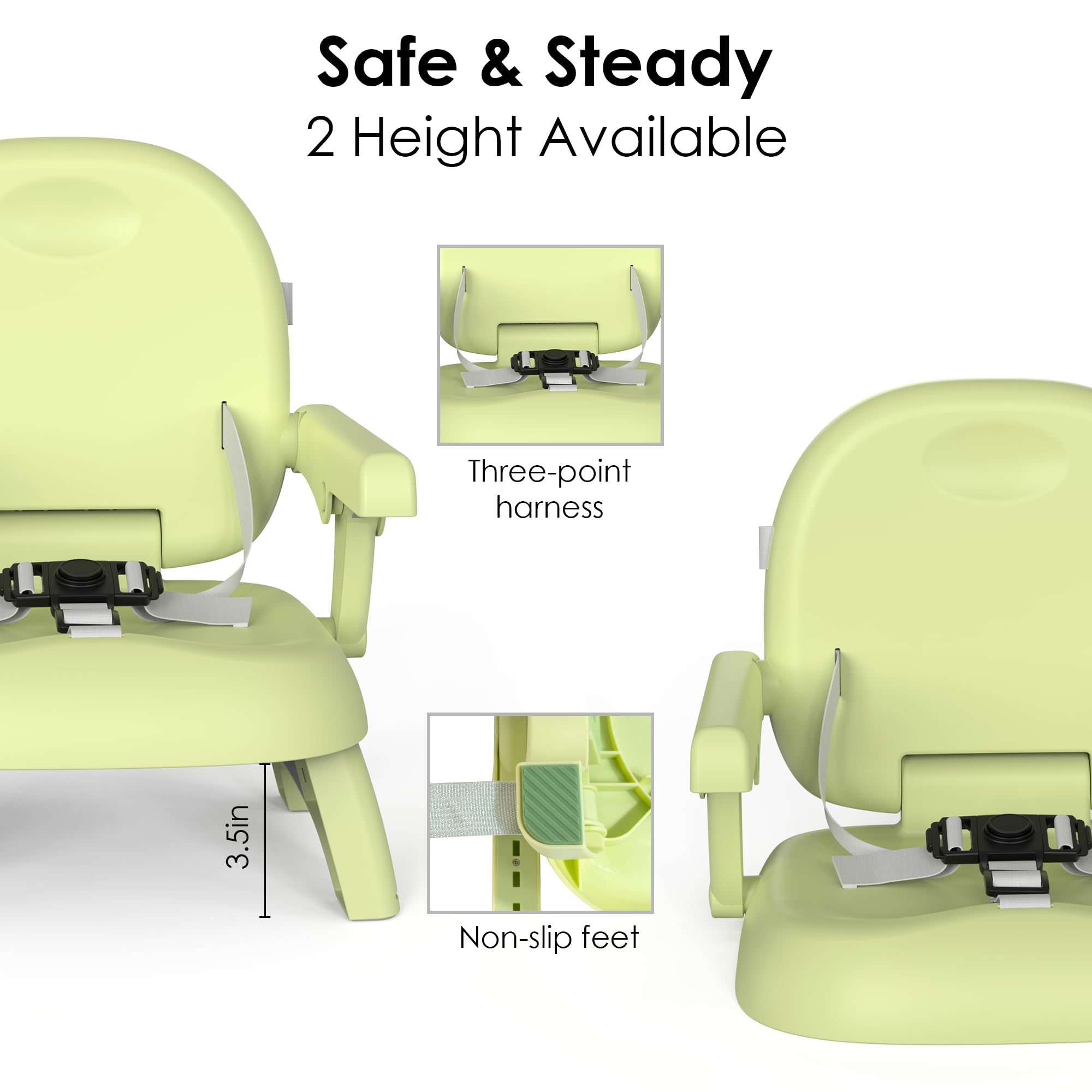 Bella's Friends removable dishwasher-safe tray for quick cleanup.