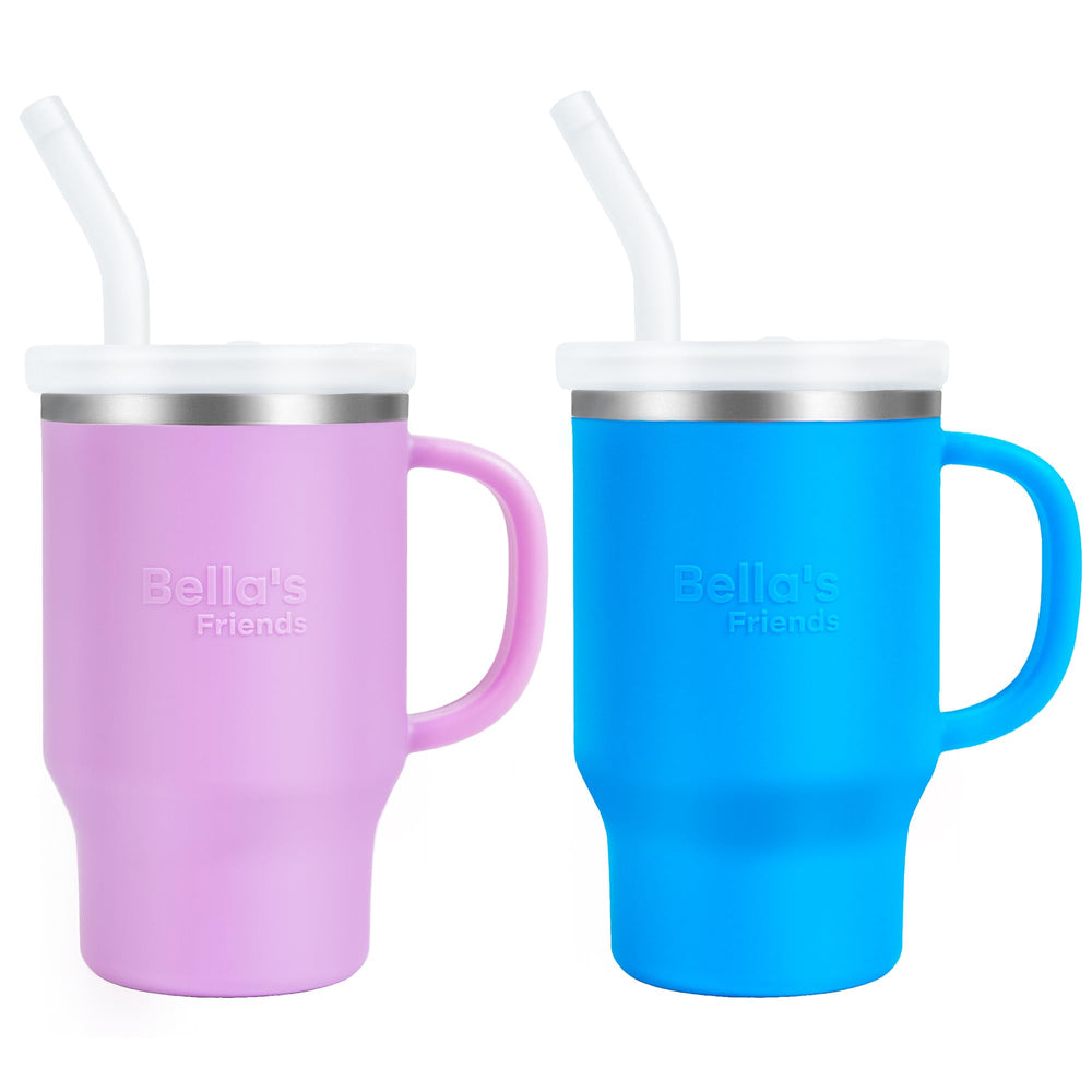 Bella's Friends Handy Mini Tumbler in lilac, 9 oz, leak-proof on-the-go sip for toddlers.