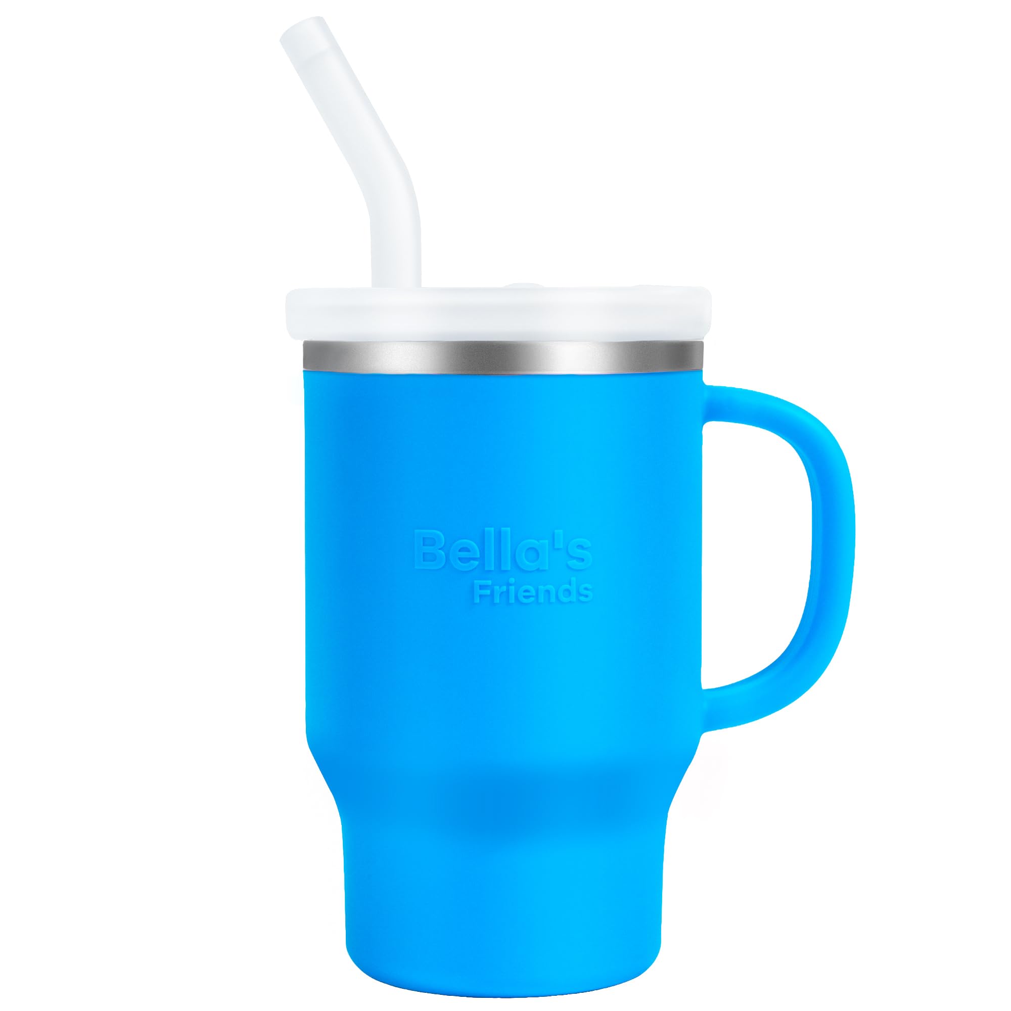 Bella's Friends Handy Mini Tumbler 9oz with soft silicone straw for gentle sipping