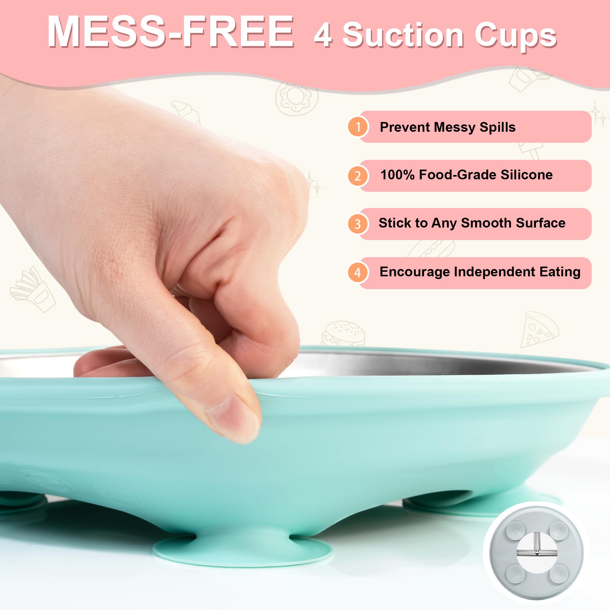 Bella's Friends heat-insulated silicone sleeve reduces heat transfer and noise