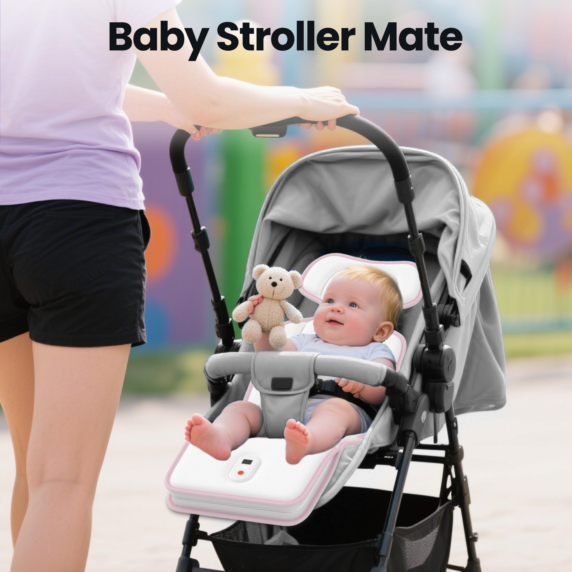 Bella's Friends multi-gear cooling pad works across strollers and bassinets.