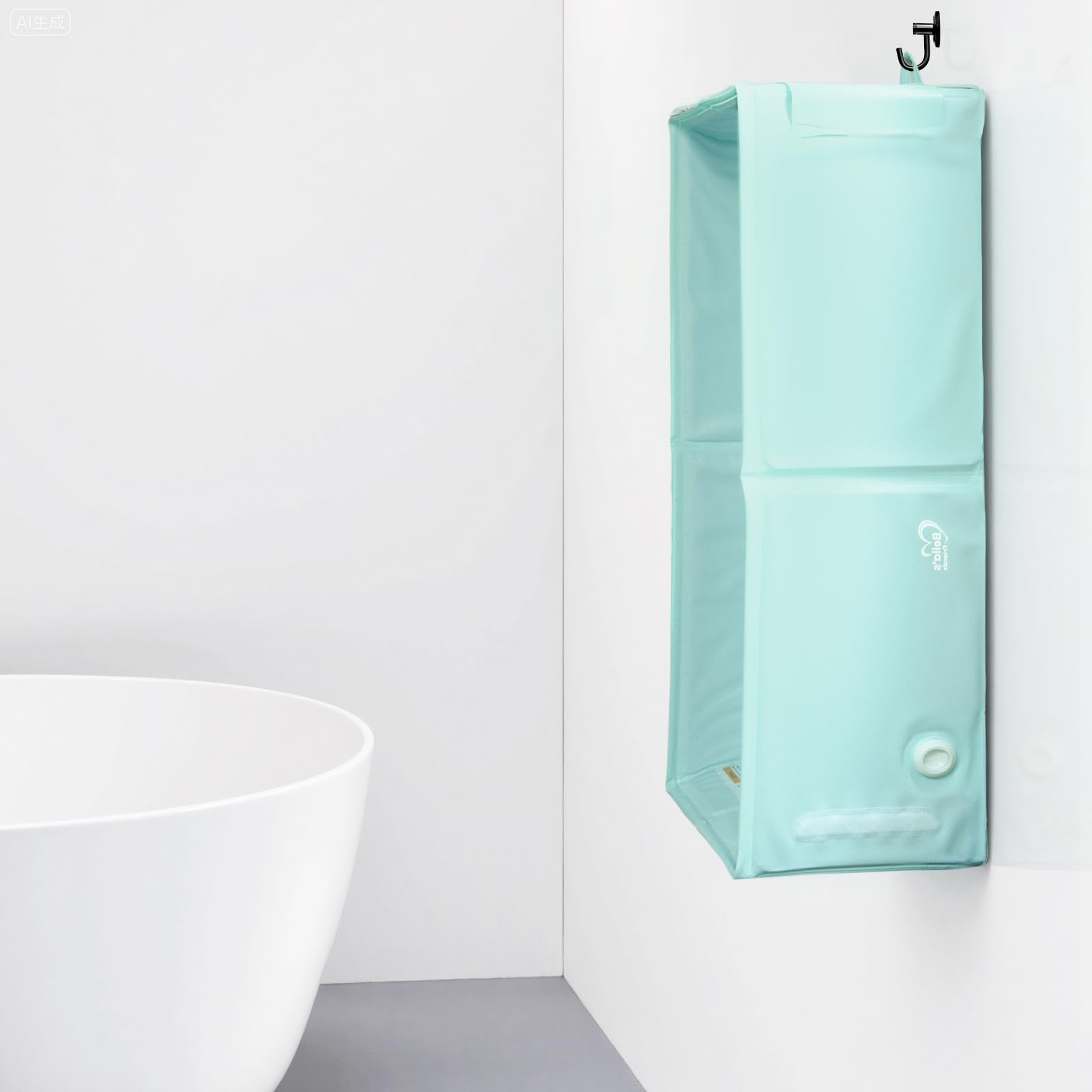 Bella's Friends multi-scene tub fits standalone or shower setups.
