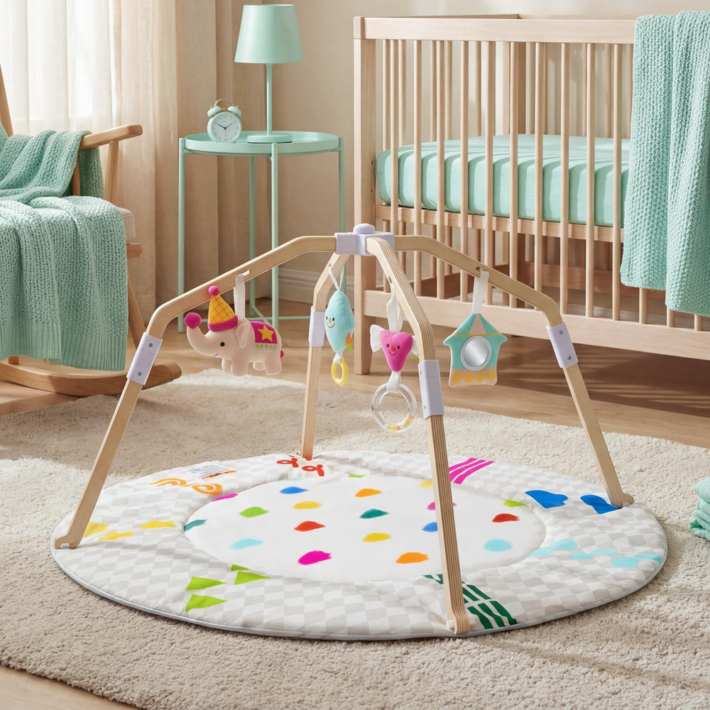 Bella's Friends neutral design makes a versatile baby shower gift
