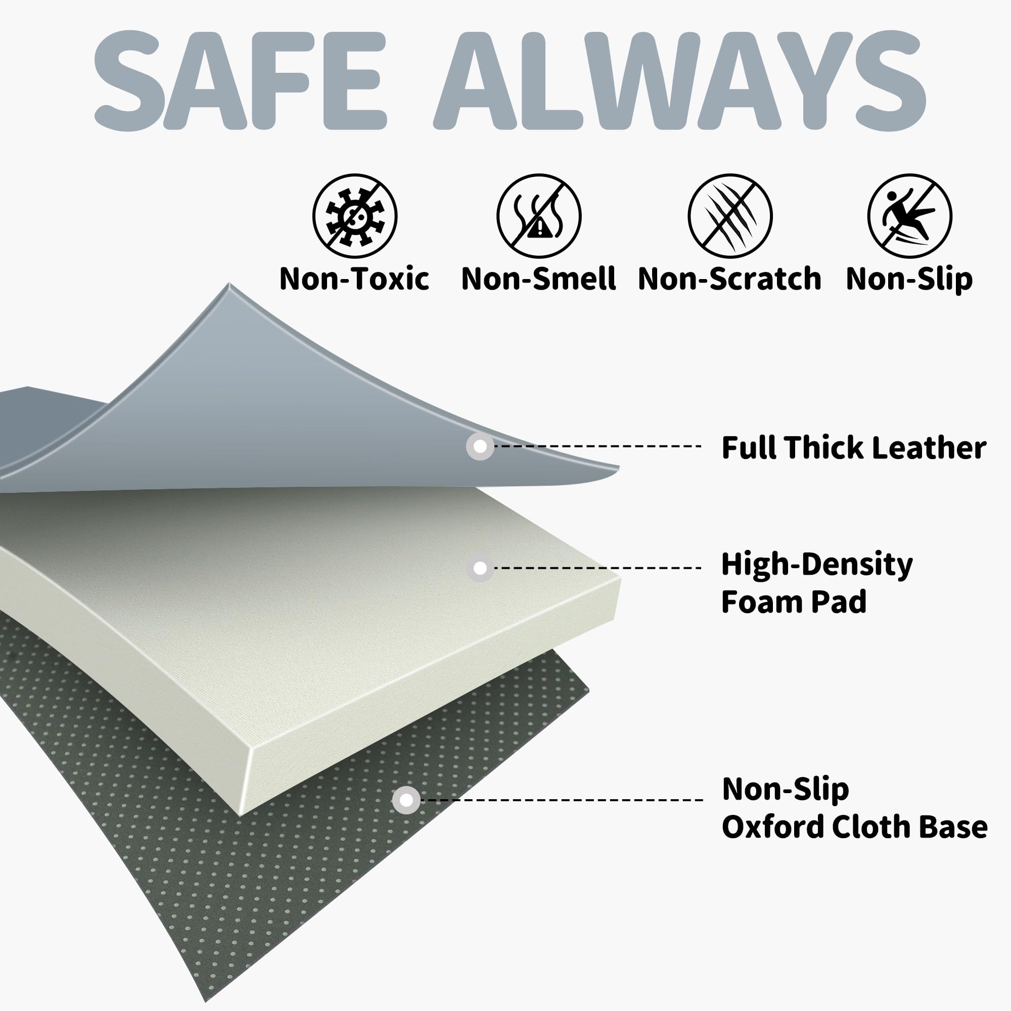 Bella's Friends non-slip bottom keeps the baby stable during crawling.