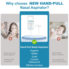One-way airflow design keeps mucus contained for easy cleanup.