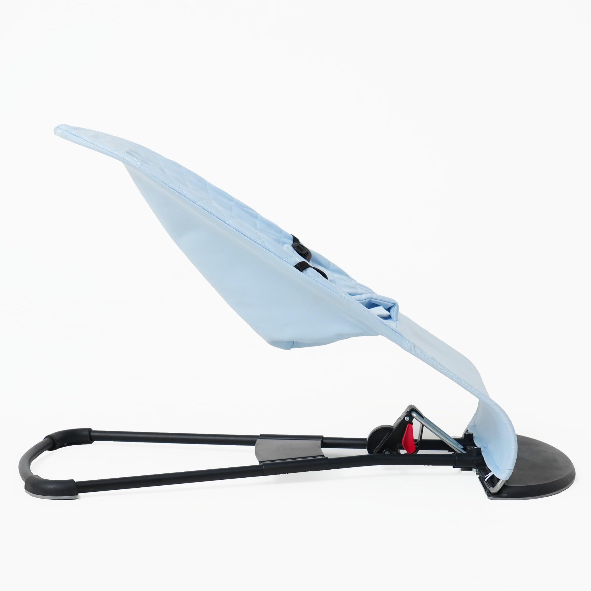 Belltop installation-friendly cover slips on quickly onto the baby rocker