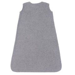 Belsden micro-fleece wearable blanket gray top-zipper close-up for easy dressing