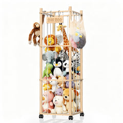 Belveora stuffed-animal-storage vertical design keeps plush toys neat and accessible.
