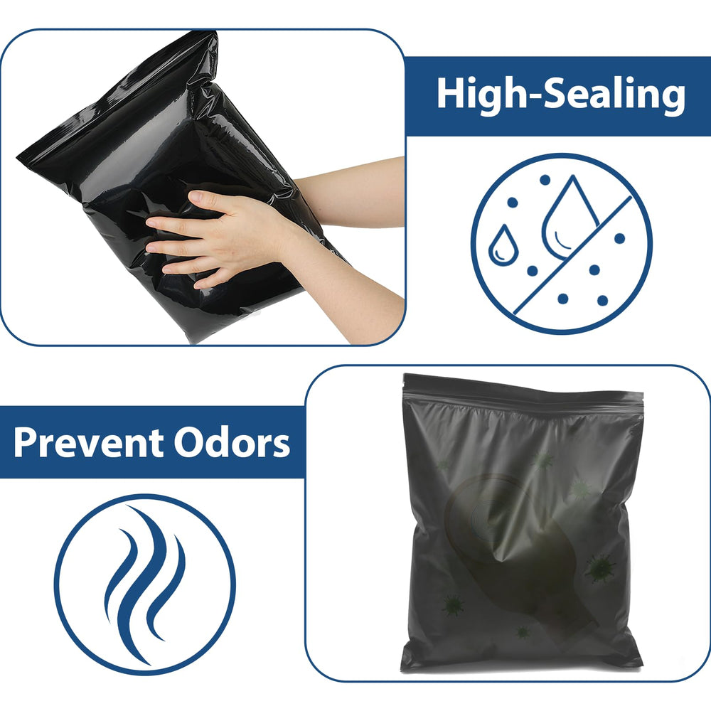 BEMAXYE 100-pack disposal bags for daily home, nursing home, or travel use