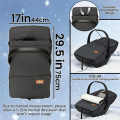 bemece winter fabric is waterproof to protect little riders from rain.
