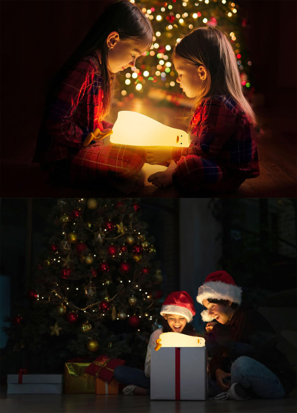 BemeedLigt squishy duck toy light doubles as play and night light.