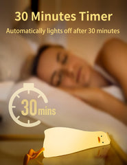 BemeedLigt USB-C rechargeable duck light offers cordless operation for bedtime routines.