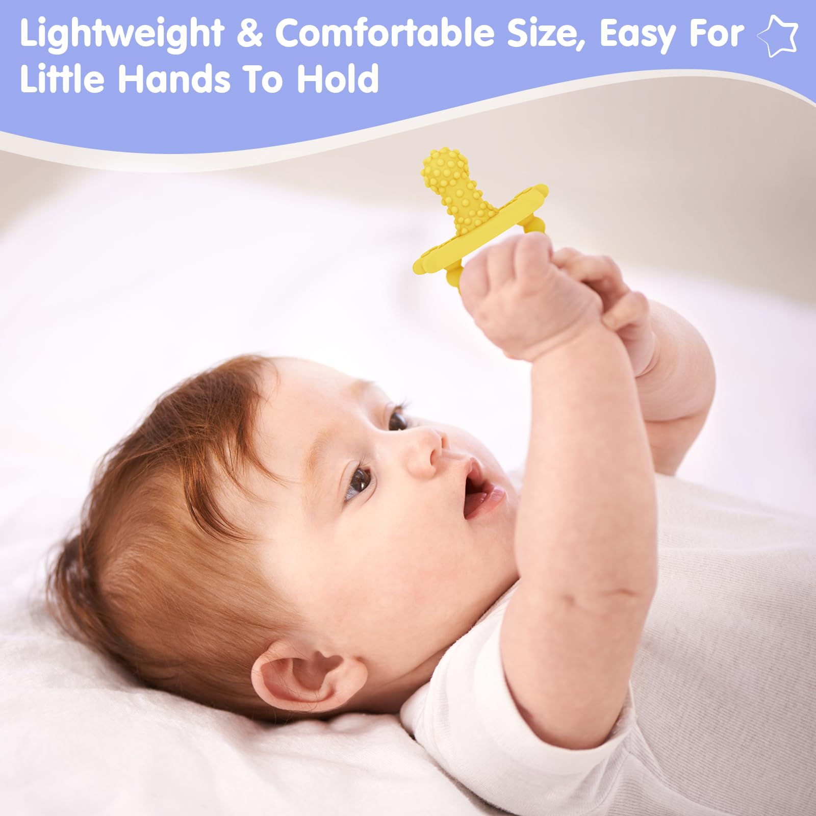 BEMEI teether safety features include food-grade silicone