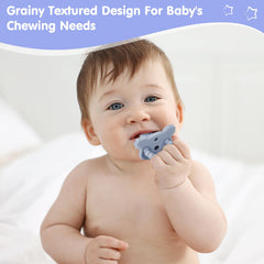 BEMEI teether pacifier handle grip designed for tiny hands