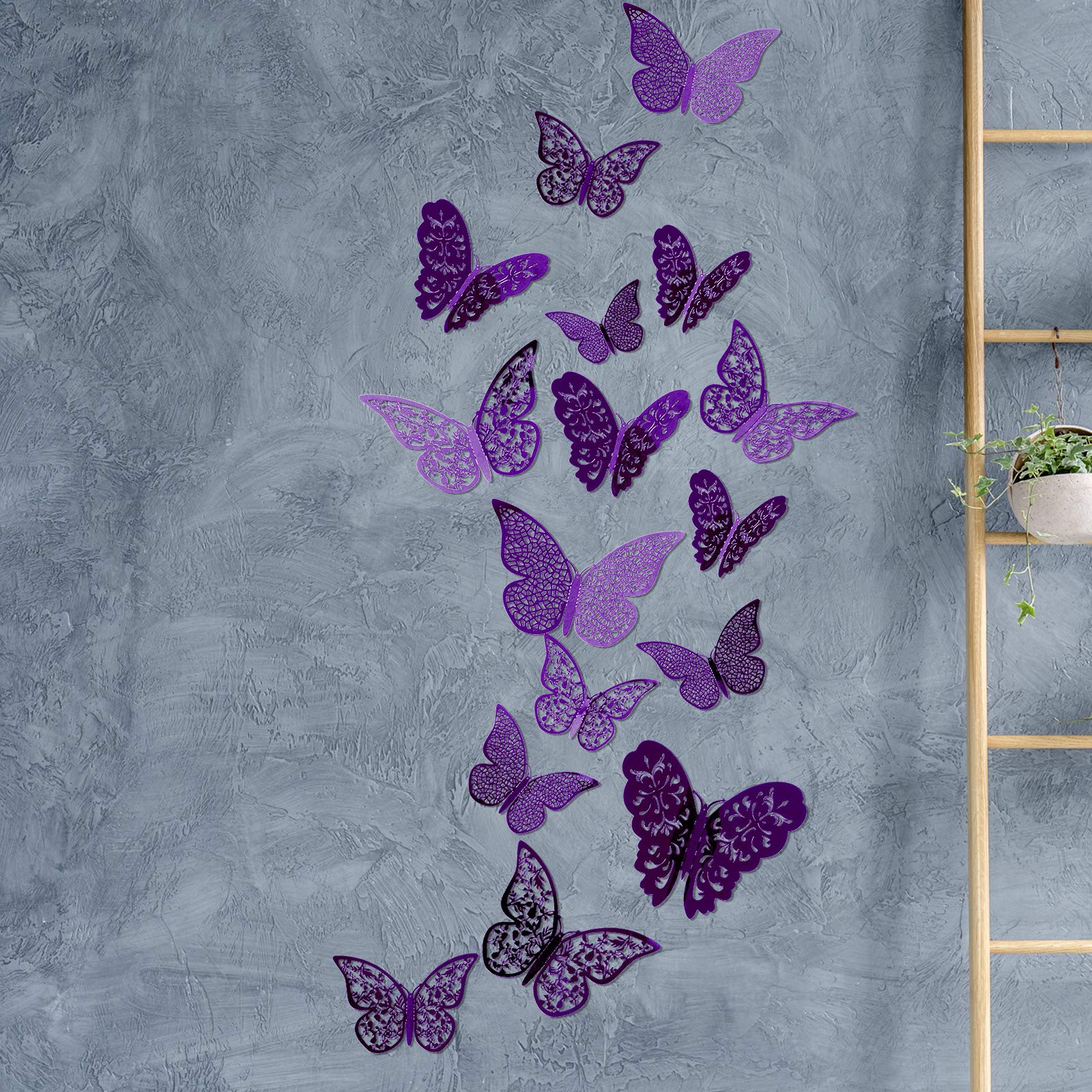 Bememo party-wedding butterfly wall art for events and photos.