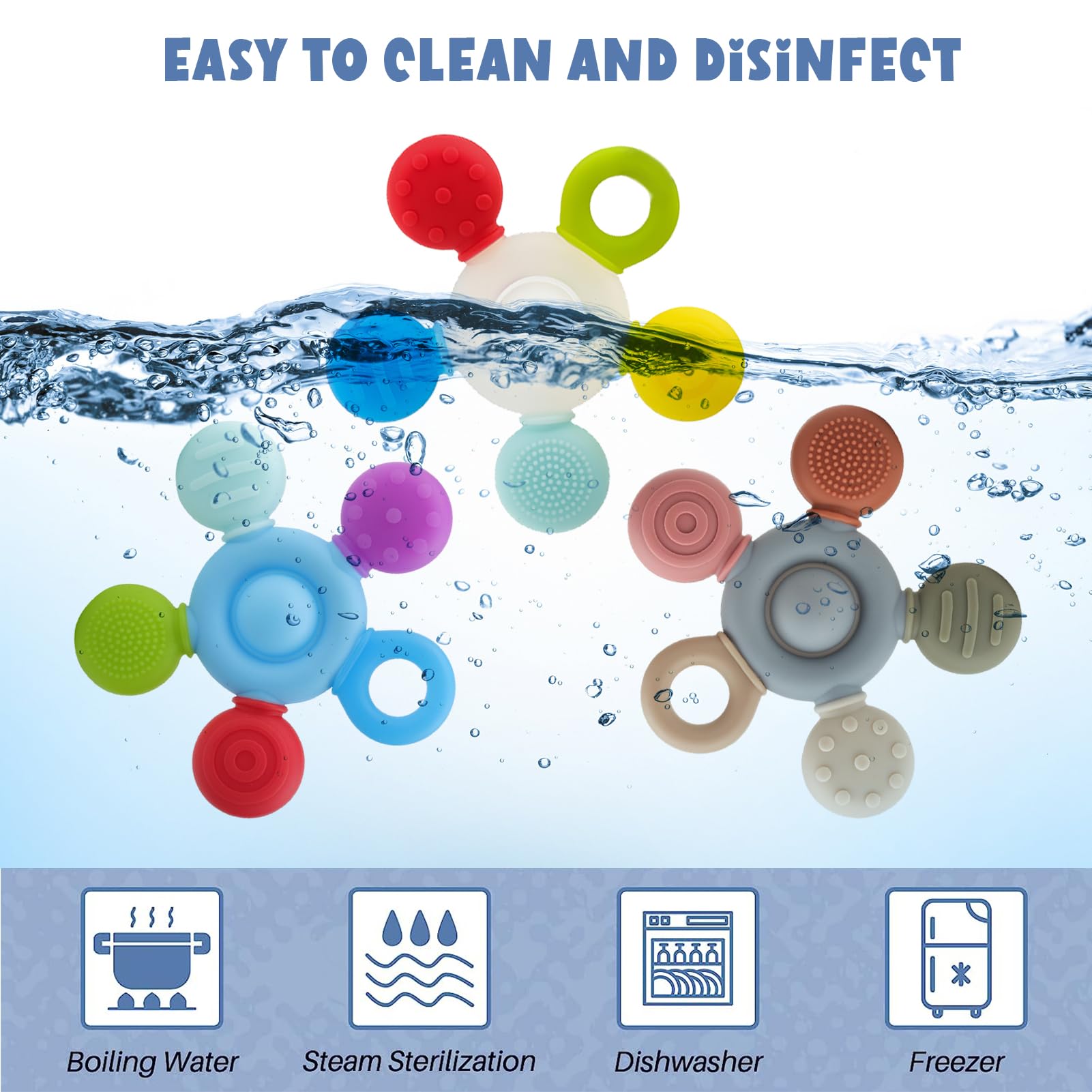 BEMEI Seeway chew necklace provides medium firmness for gentle chewing and oral motor practice.