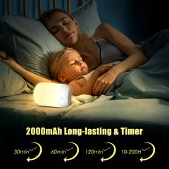 Benaep portable kid night light with magnetic charger for travel.