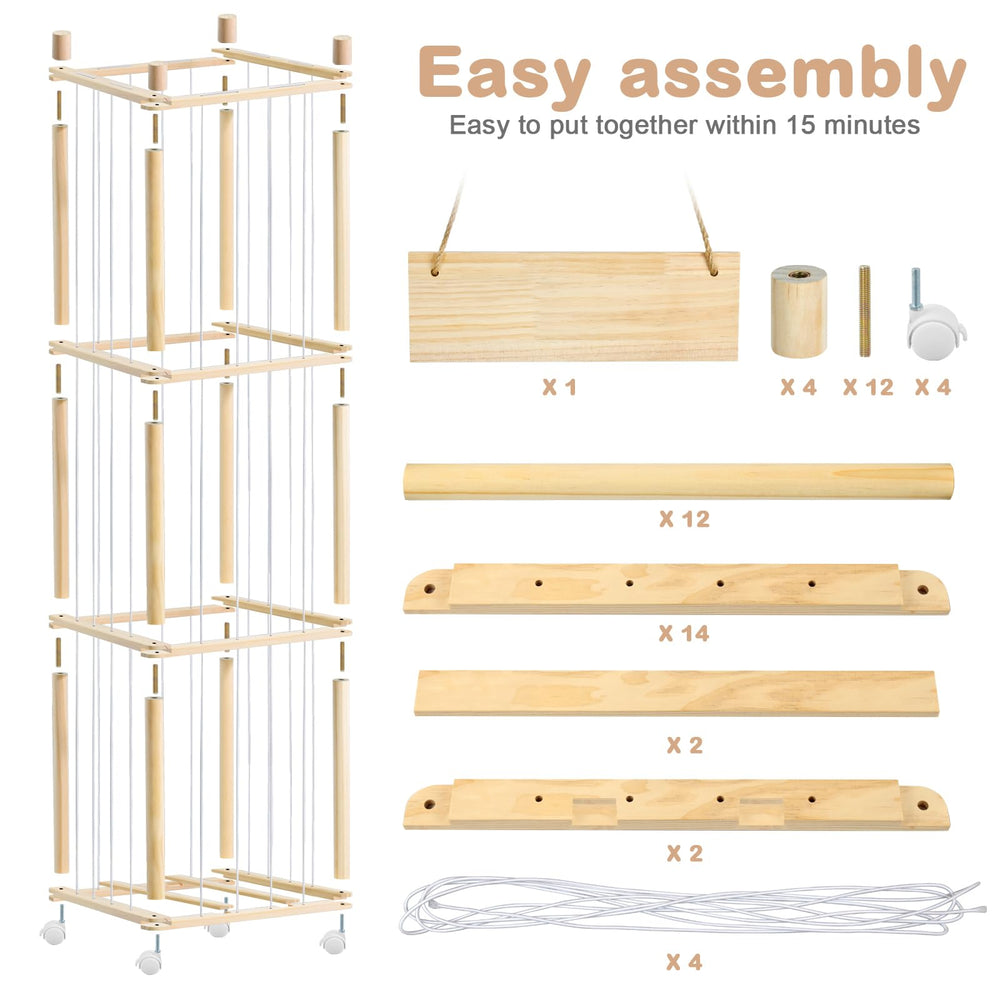 BENCHRY easy-assembly toy storage box simplifies setup for busy caregivers