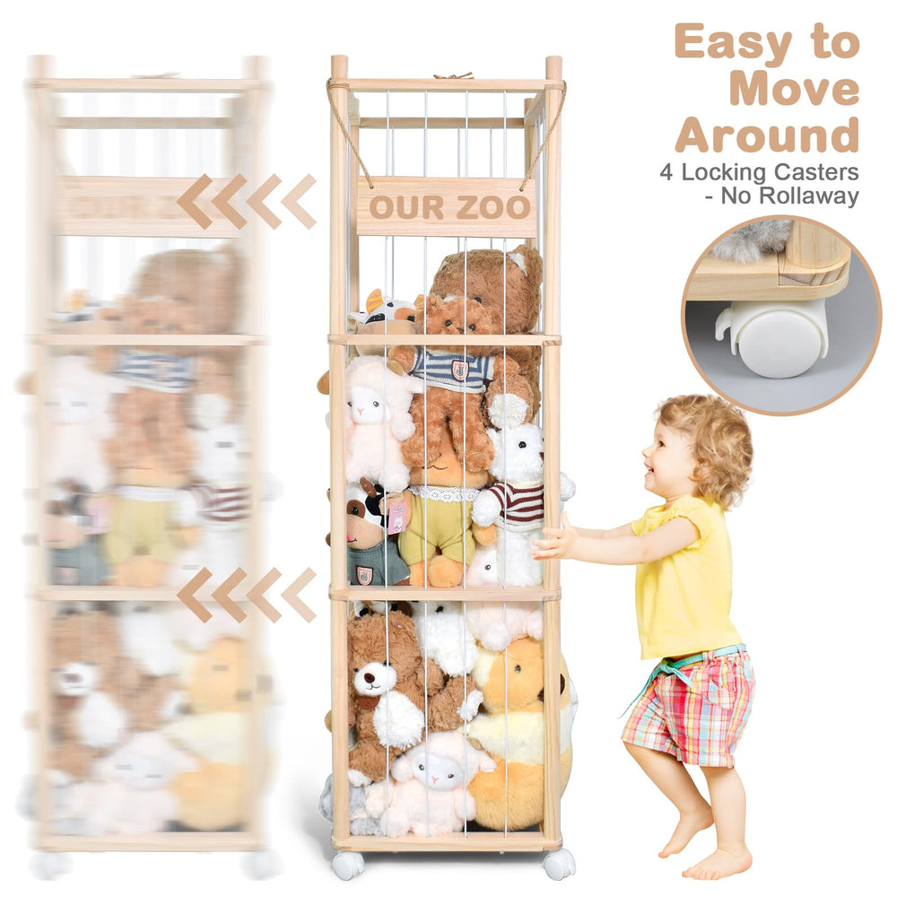 BENCHRY movable toy storage base with wheels enables flexible room layouts
