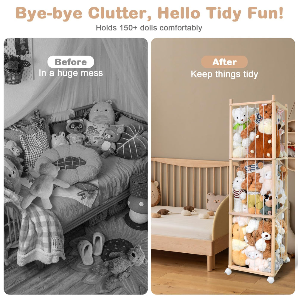 BENCHRY pine wood construction blends with kid spaces.