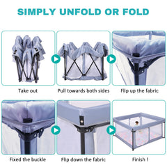 Bend River 360-degree mesh walls offer full visibility
