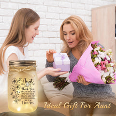 BeneCharm Aunt Gifts with engraved heartfelt message for sentimental decor.