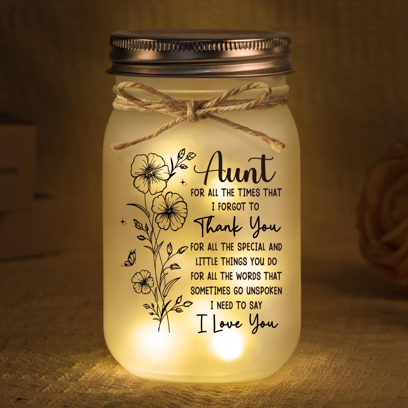BeneCharm mason-jar-night-light for a warm ambiance at home.