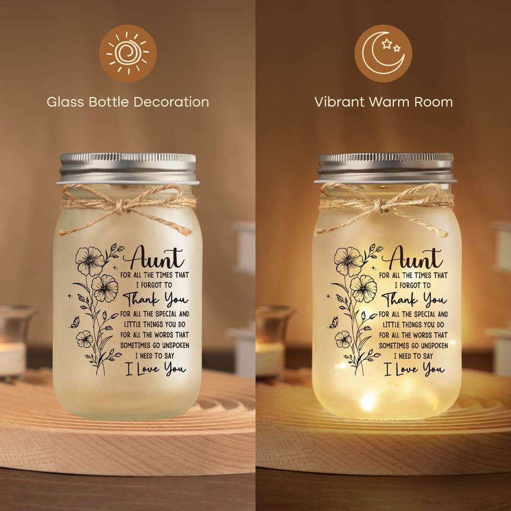 BeneCharm home-decor-jar provides cozy glow on desks or shelves.