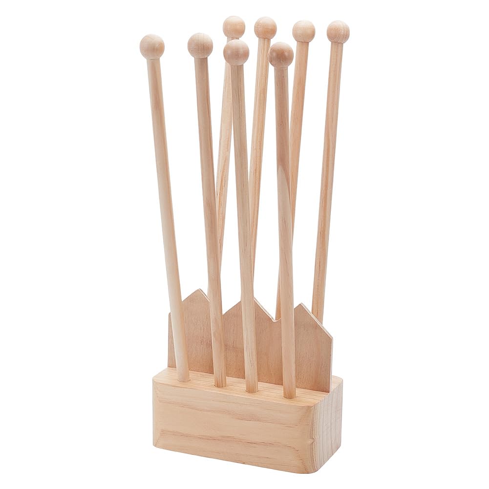 BENECREAT plastic bag drying rack with eight poles for batch drying.