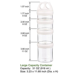 BeneLabel BPA-free Tritan 31oz container ready for durable travel