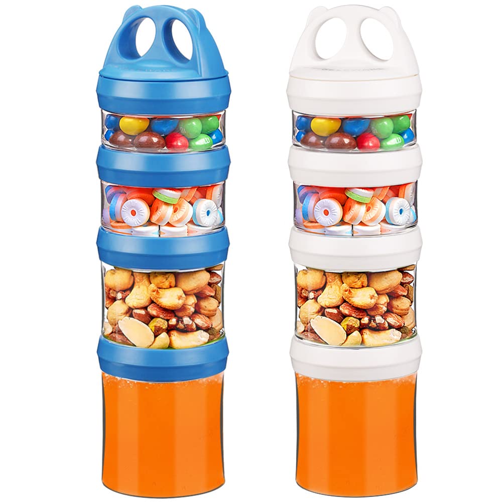BeneLabel stackable containers with twist lock for organized storage on the go.