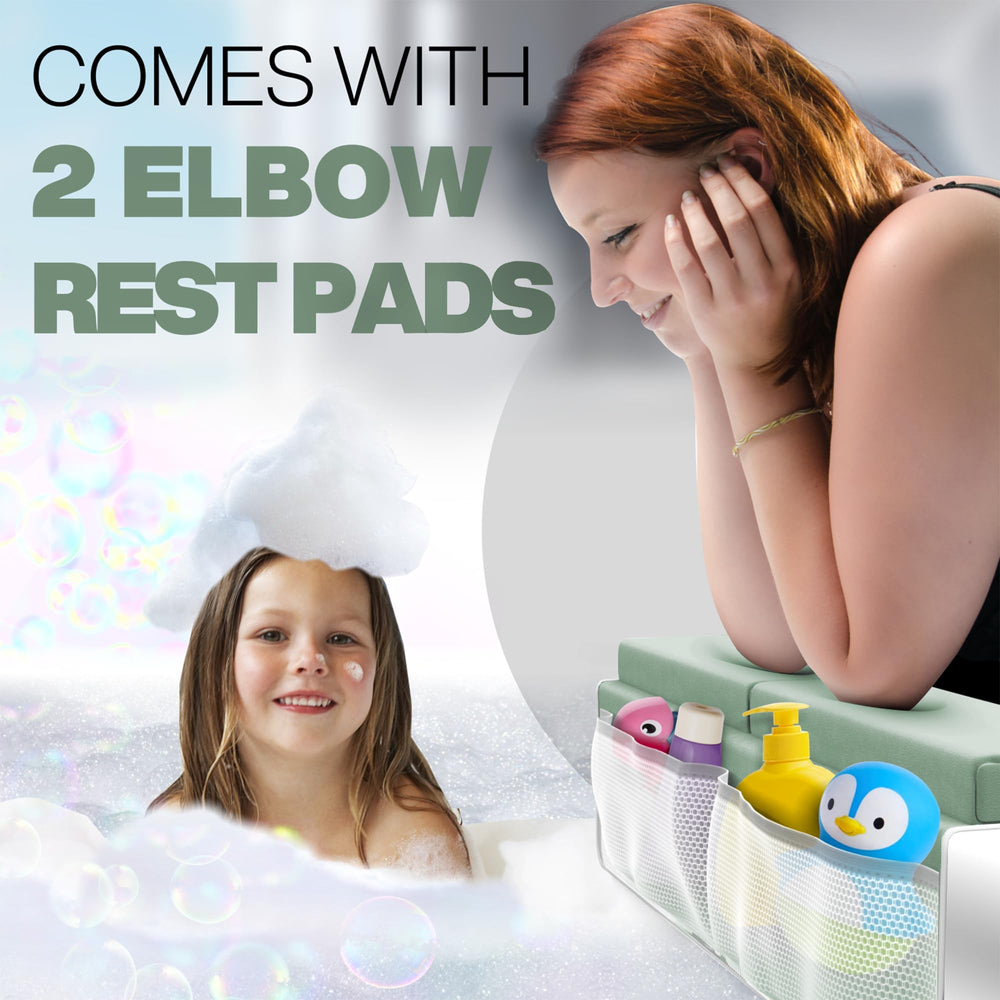 Benicci baby bath mat set for organized tub time