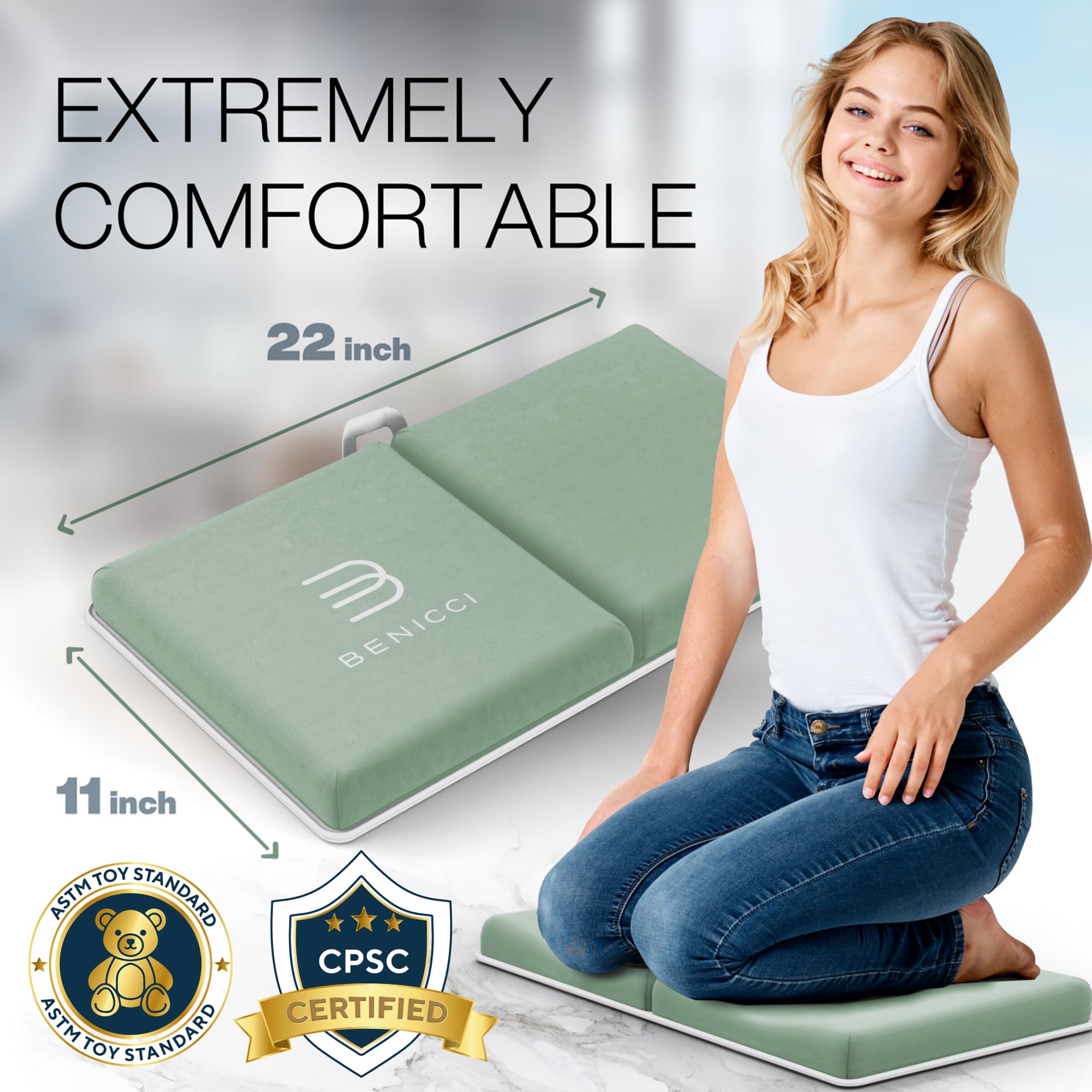 Benicci elbow rest with storage compartments keeps essentials handy