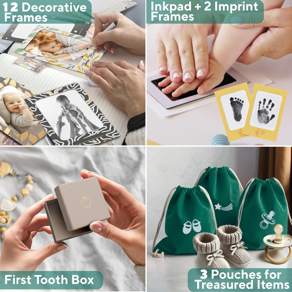 Benicci first tooth box capturing baby milestones.