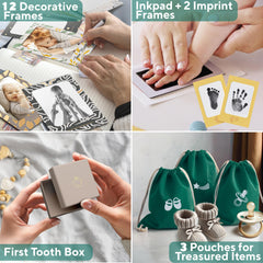 Benicci first tooth box capturing baby milestones.