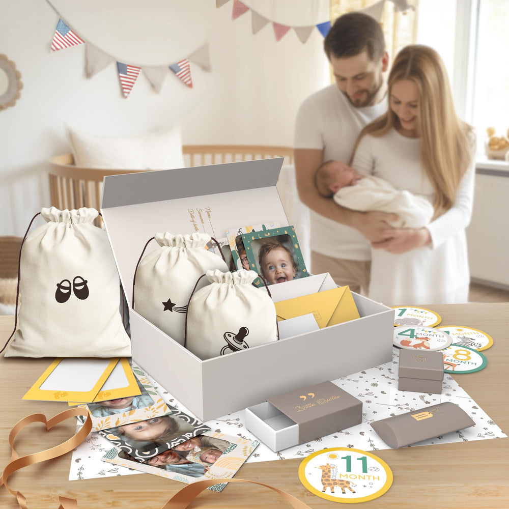 Twelve photo frames displayed for Benicci keepsake memory box