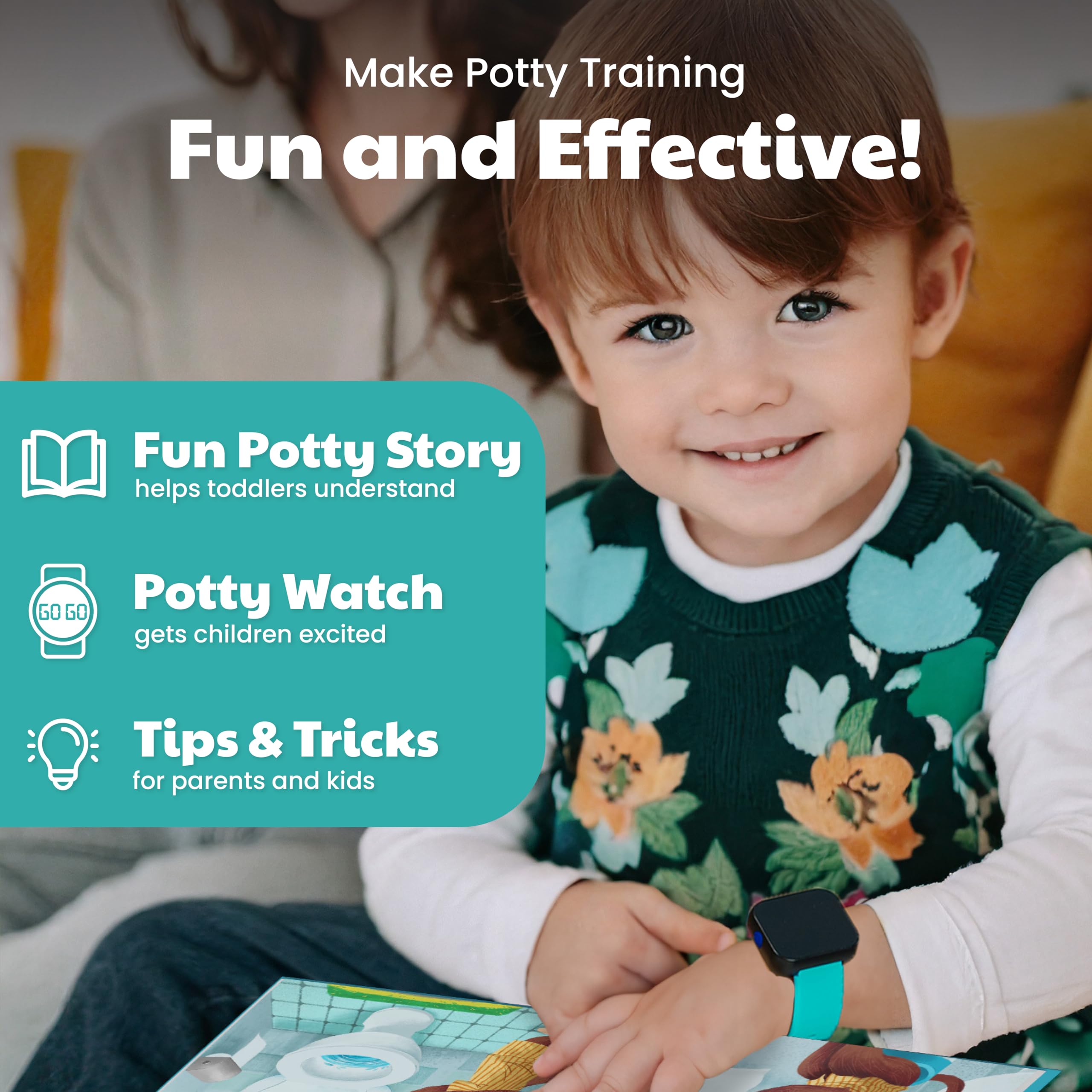 Watch reminder mode Wheels on the Bus helps kids remember bathroom time