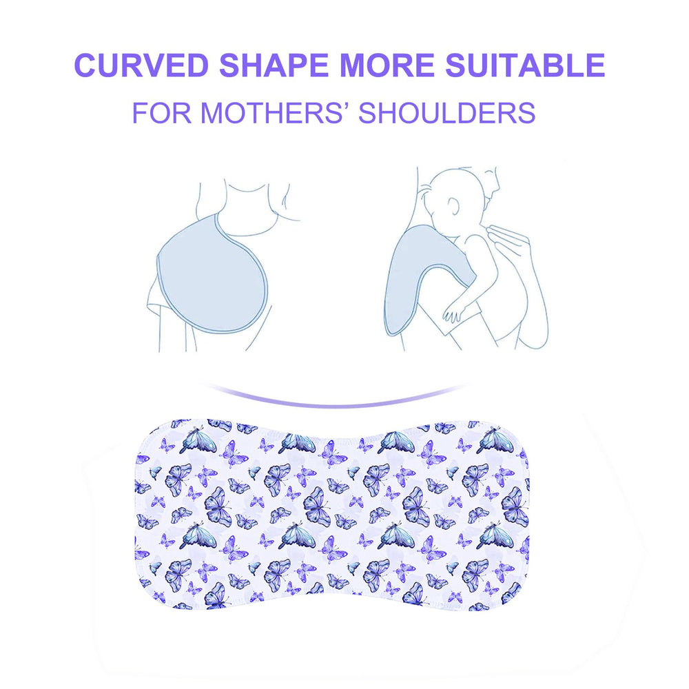 Benoxine 18-5x8-7-inches burp cloth provides ample shoulder coverage.