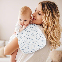 Benoxine 2-in-1 burp cloths and bibs convertible on the go.