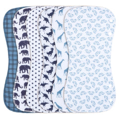 Benoxine 6-pack burp cloths featuring soft cotton protecting delicate skin