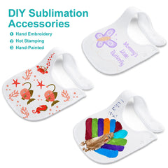 Adjustable side snaps on Benoxine bibs for a secure grow-with-baby fit