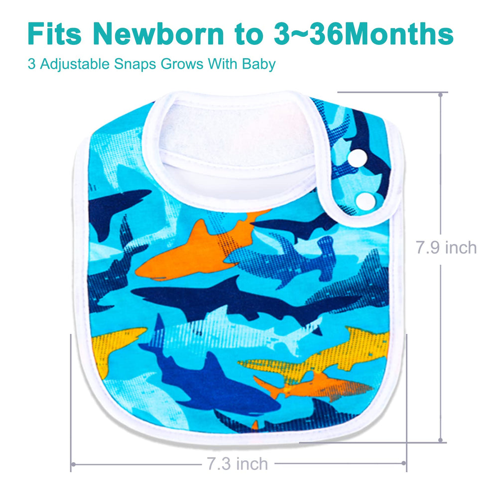Benoxine bibs double-layer design offers strong absorbency