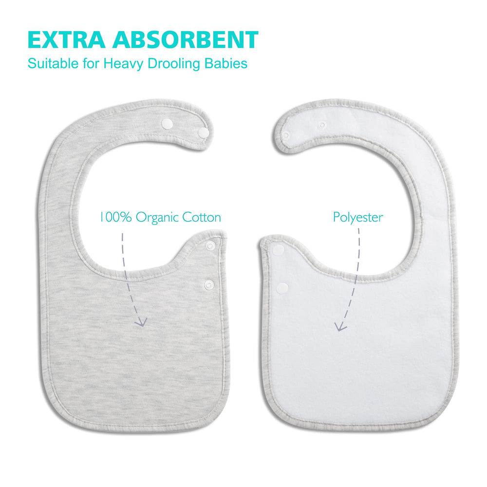 Benoxine bibs are machine washable and durable after many washes.