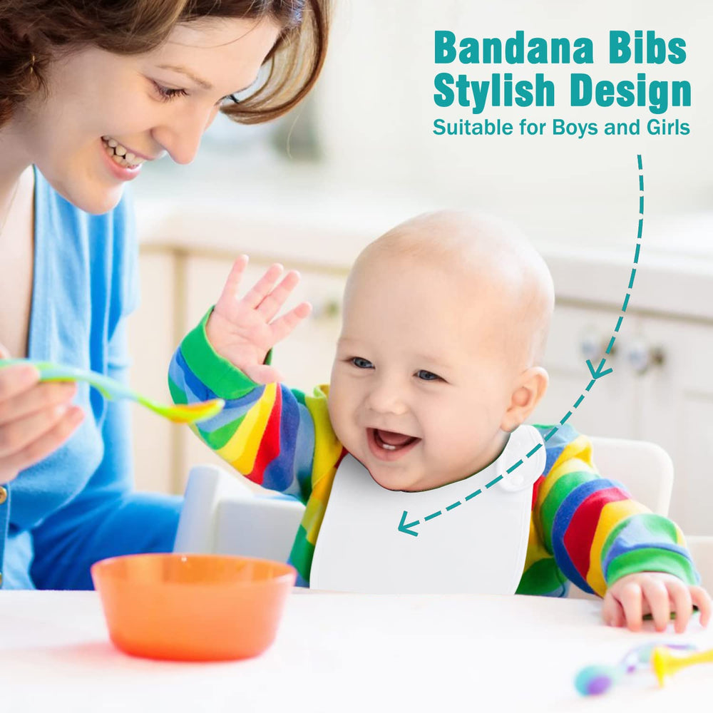 Neutral color Benoxine bibs suitable for boys and girls