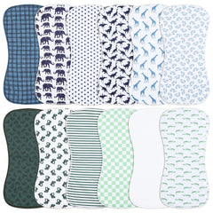 Benoxine baby burp cloths shoulder cover protects outfits from spills.