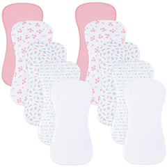 Benoxine burp cloth back features non-slip polyester fleece for secure coverage.