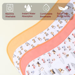 Benoxine bib conversion with snap-button for quick feeding shielding.