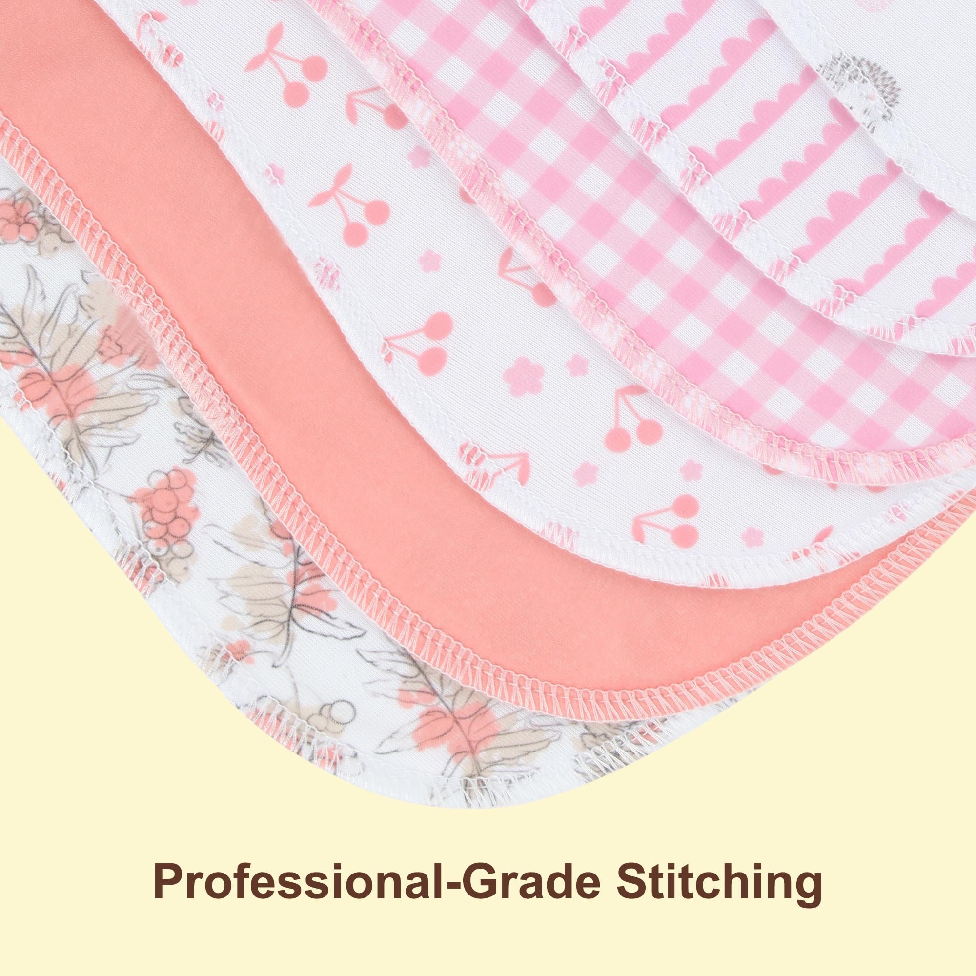 Benoxine 2-in-1 bib converts from cloth with snap fasteners.