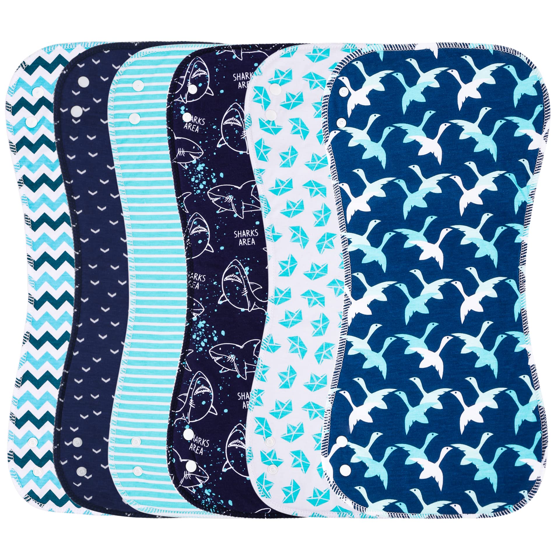 Benoxine burp cloth with convertible design for on the go
