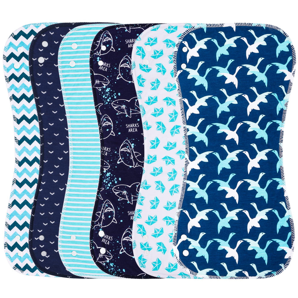 Benoxine burp cloth with convertible design for on the go